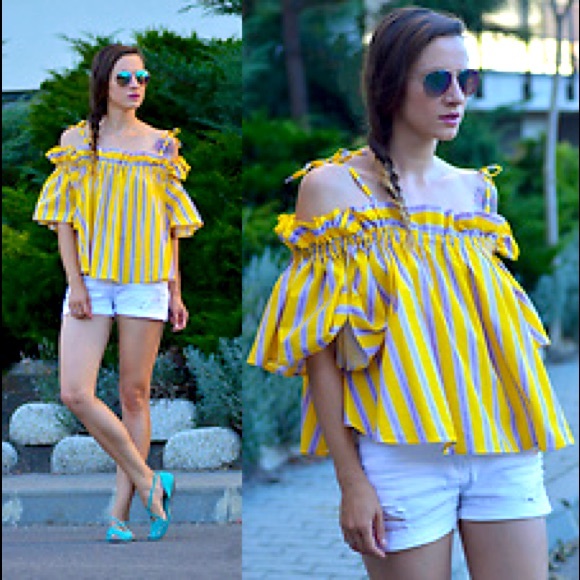 Chicwish Cold Shoulder Top - Picture 2 of 16